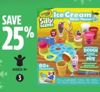 Canadian Tire Crayola silly scents ice-cream parlour playset offer