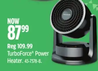 Canadian Tire Honeywell turboforce power heater offer