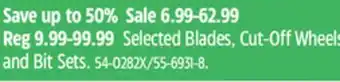 Canadian Tire Maximum selected blades, cut-off wheels and bit sets offer