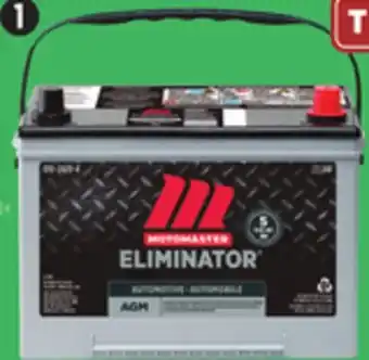 Canadian Tire Motomaster eliminator car/truck batteries offer