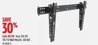 Canadian Tire Tilt tv wall mount, 40-60 offer