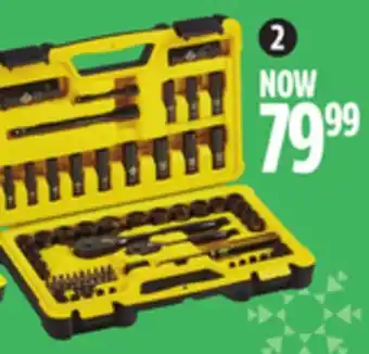 Canadian Tire Stanley 70-pc black chrome socket set offer