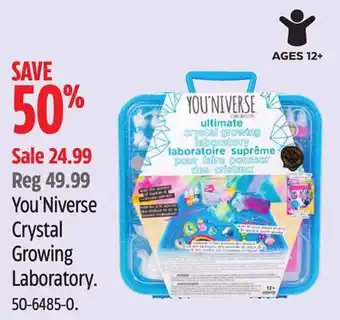 Canadian Tire You'niverse crystal growing laboratory offer