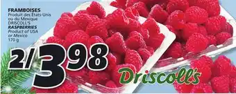 IGA Driscoll's raspberries offer