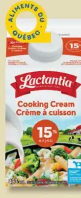 IGA Lactantia cream offer