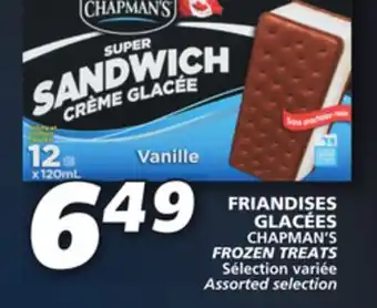 IGA Chapman's frozen treats offer
