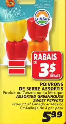 IGA Assorted greenhouse sweet peppers offer