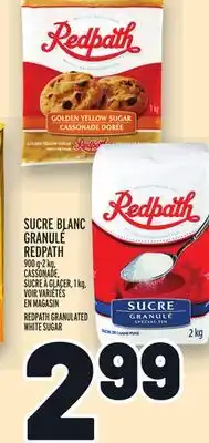 Metro Sucre blanc granulé redpath | redpath granulated white sugar offer