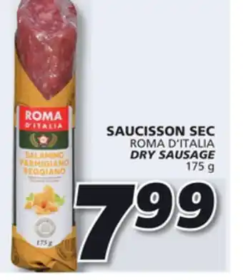IGA Roma d'italia dry sausage offer