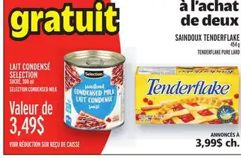 Metro À l'achat de deux saindoux tenderflake | tenderflake pure lard offer