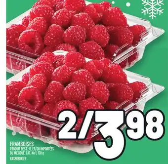 Metro Framboises | raspberries offer
