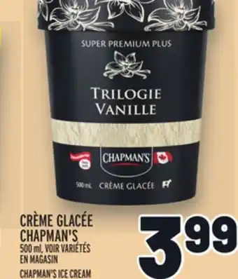 Metro Crème glacée chapman's | chapman's ice cream offer