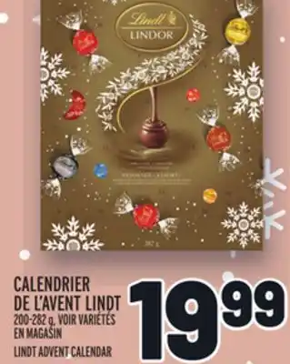 Metro Calendrier de l'avent lindt | lindt advent calendar offer