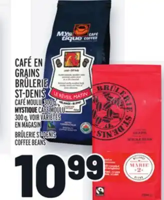 Metro Café en grains brûlerie st-denis | brûlerie st-denis coffee beans offer