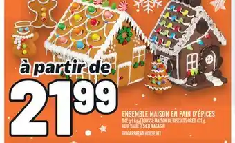 Metro Ensemble maison en pain d'épices | gingerbread house kit offer