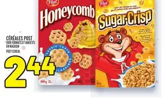 Metro Céréales post | post cereal offer