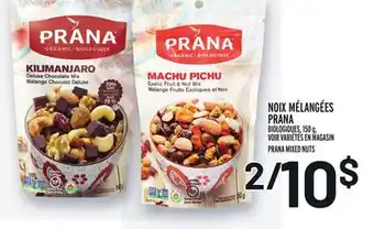 Metro Noix mélangées prana | prana mixed nuts offer