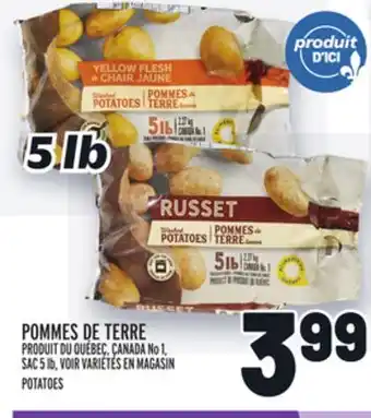 Metro Pommes de terre | potatoes offer