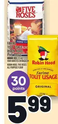 Metro Farine tout usage robin hood, five roses | robin hood, five roses all purpose flour offer