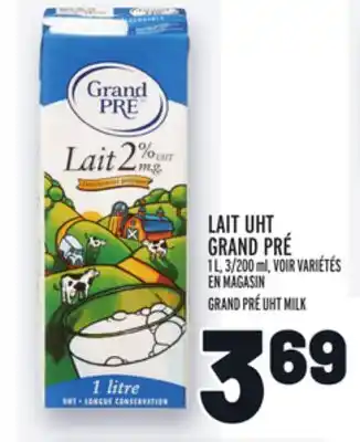 Metro Lait uht grand pré | grand pré uht milk offer