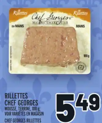 Metro Rillettes chef georges | chef georges rillettes offer