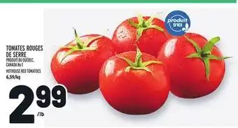 Metro Tomates rouges de serre | hothouse red tomatoes offer