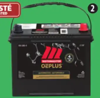 Canadian Tire Oeplus car/truck batteries offer