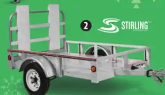 Canadian Tire True north galvalume plus 4 x 6´ galvanized open-rail trailer offer