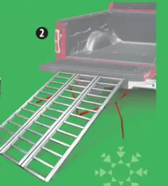 Canadian Tire Aluminum tri-panel loading ramp, 50 x 77 offer