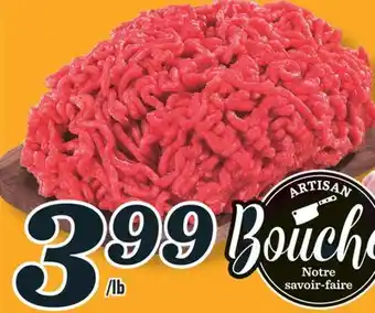Marché Richelieu Boeuf haché maigre | lean ground beef offer