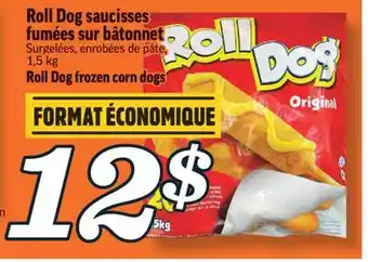 Marché Richelieu Saucisses fumées sur bâtonnet roll dog | roll dog frozen corn dogs offer