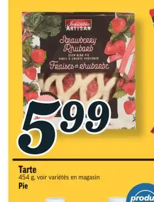 Marché Richelieu Tarte | pie offer