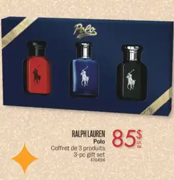 Jean Coutu Ralph lauren polo 3-pc gift set offer