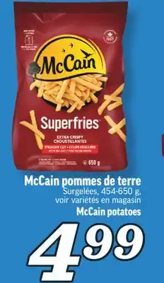 Marché Richelieu Pommes de terre mccain | mccain potatoes offer
