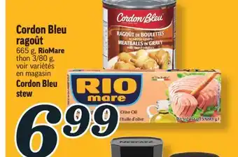 Marché Richelieu Bleu ragoût cordon | cordon bleu stew offer