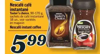 Marché Richelieu Nescafé café instantané | nescafé instant coffee offer