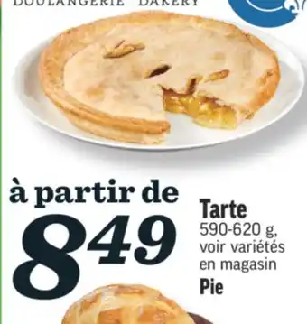 Marché Richelieu Tarte | pie offer
