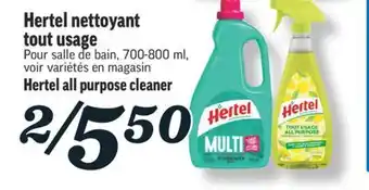 Marché Richelieu Hertel nettoyant tout usage | hertel all purpose cleaner offer