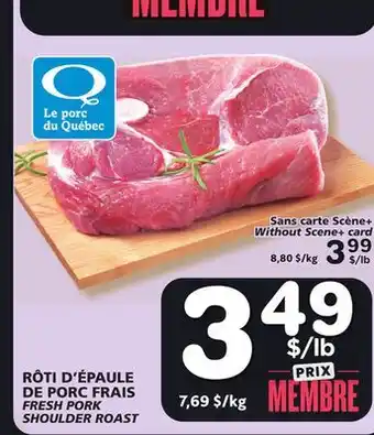 Marches Tradition Fresh pork shoulder roast offer
