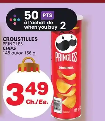 Marches Tradition Pringles chips offer