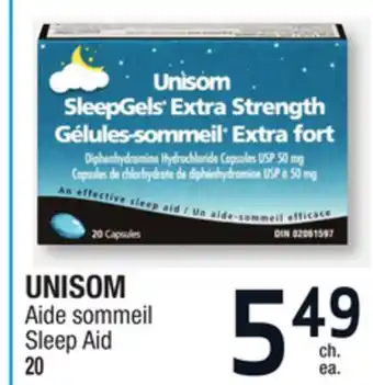 Jean Coutu Unisom sleep aid offer