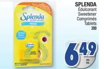 Jean Coutu Splenda sweetener tablets offer