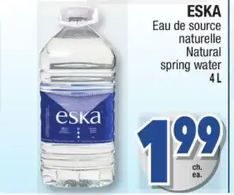 Jean Coutu Eska natural spring water offer