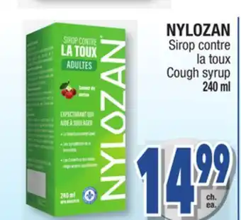 Jean Coutu Nylozan cough syrup offer
