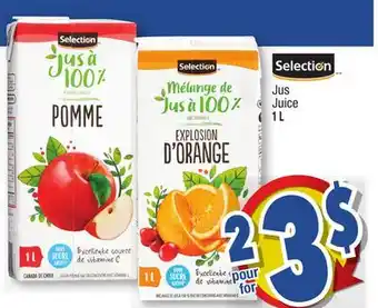 Jean Coutu Selection juice offer