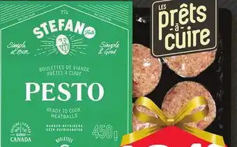 Marché Bonichoix Stefano faita fresh ready to cook meatballs offer