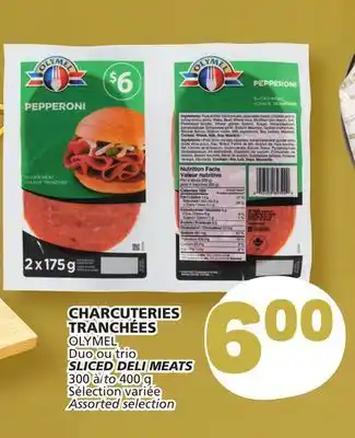 Marché Bonichoix Olymel sliced deli meats offer