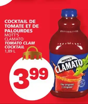 Marché Bonichoix Mott's clamato tomato clam cocktail offer