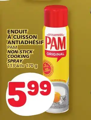 Marché Bonichoix Pam non-stick cooking spray offer