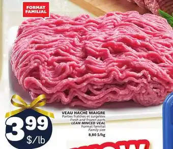 Marché Bonichoix Fresh and frozen parts lean minced veal offer